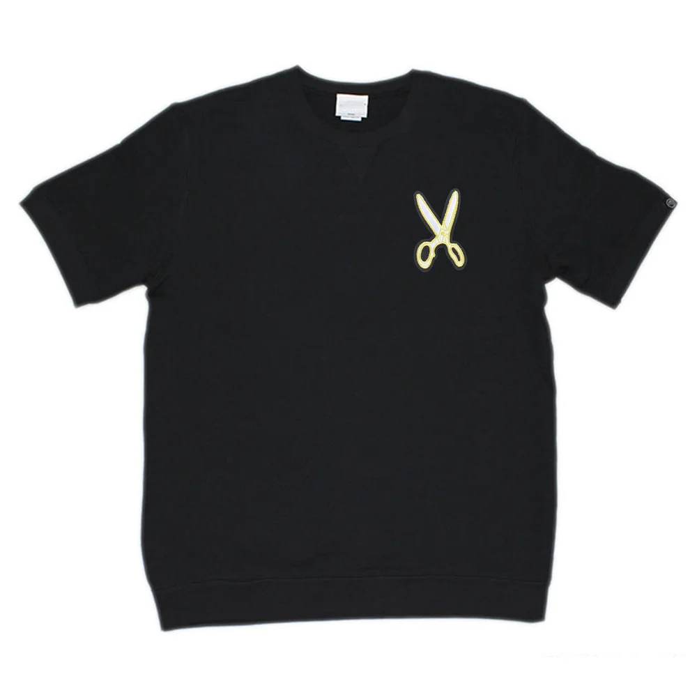 Комплект из 2 предметов ножницы для стрижки волос патч Золотой Вышитые заплаты