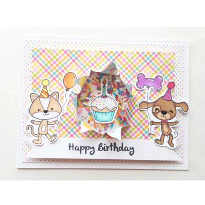 Металлические Вырубные штампы скрытые лепестки вырезанные штамповки украшения