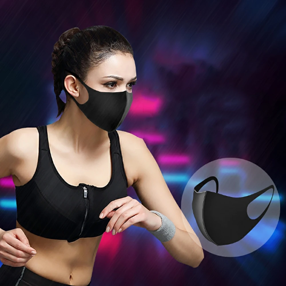 1 шт. маска для лица Пылезащитная против загрязнения PM2.5 фильтр с активированным