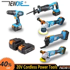 Аккумулятор и зарядное устройство NEWONE 20 в для угловой шлифовальной машины, дрель для сабельной пилы, орбитальный полировщик, колеблющийся инструмент, аккумулятор для воздушного компрессора