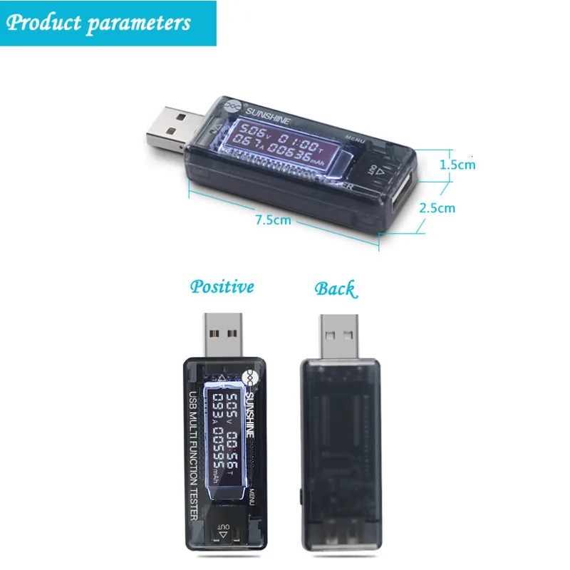 USB тестер для быстрой зарядки внешнего аккумулятора|Аксессуары