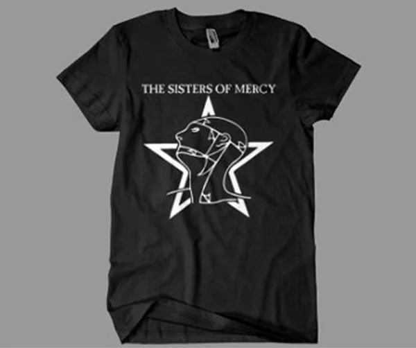 

100% Cotton Sports Tee The Sisters Of Mercy Mens Casual Cotton Loose T-Shirt
