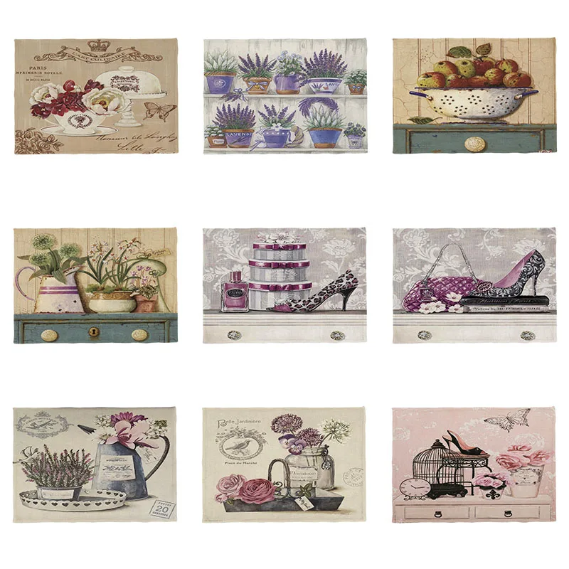 Элегантная художественная скатерть с розовой бабочкой на высоком каблуке