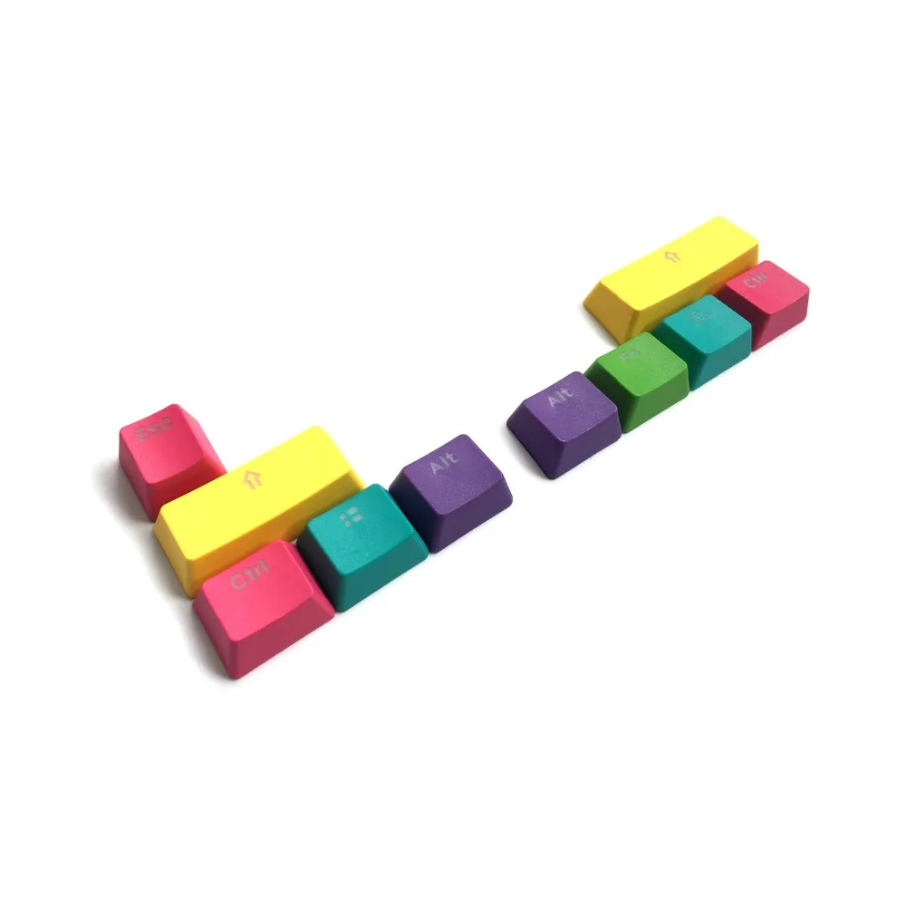PBT Backlit Keycaps Doubleshot CMYK Keyset OEM Profile For Cherry/Kailh/Outemu/ Gateron MX Switches Mechanical Gaming Keyboard