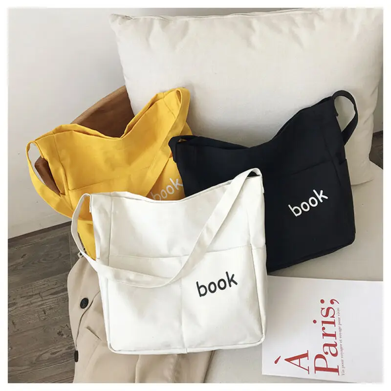 Женская винтажная Холщовая Сумка Хобо большая сумка-мессенджер сумочка на плечо