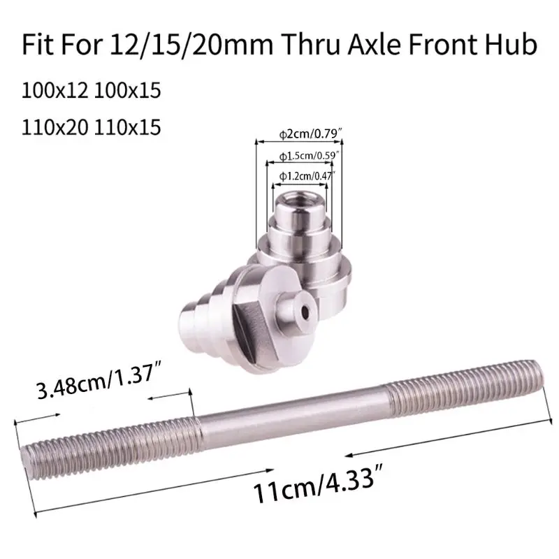MTB Road Bike Front Wheel Drum Axle Hub Adapter Bearing Splitter Bicycle Shaft Adjustment Tool for 12/15/20mm Tube Bar | Спорт и