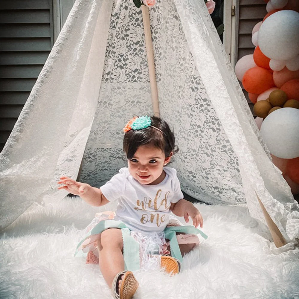 

Custom Baby Girl Peach and Mint Boho Theme First Birthday, personalized One Birthday Outfit Peach and Mint Tutu