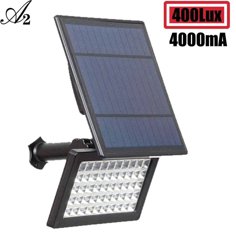 

Светодиодная Съемная солнечная панель A2, простой суперъяркий светильник на солнечной батарее с аккумулятором 4000 мА, беспроводной уличный с...