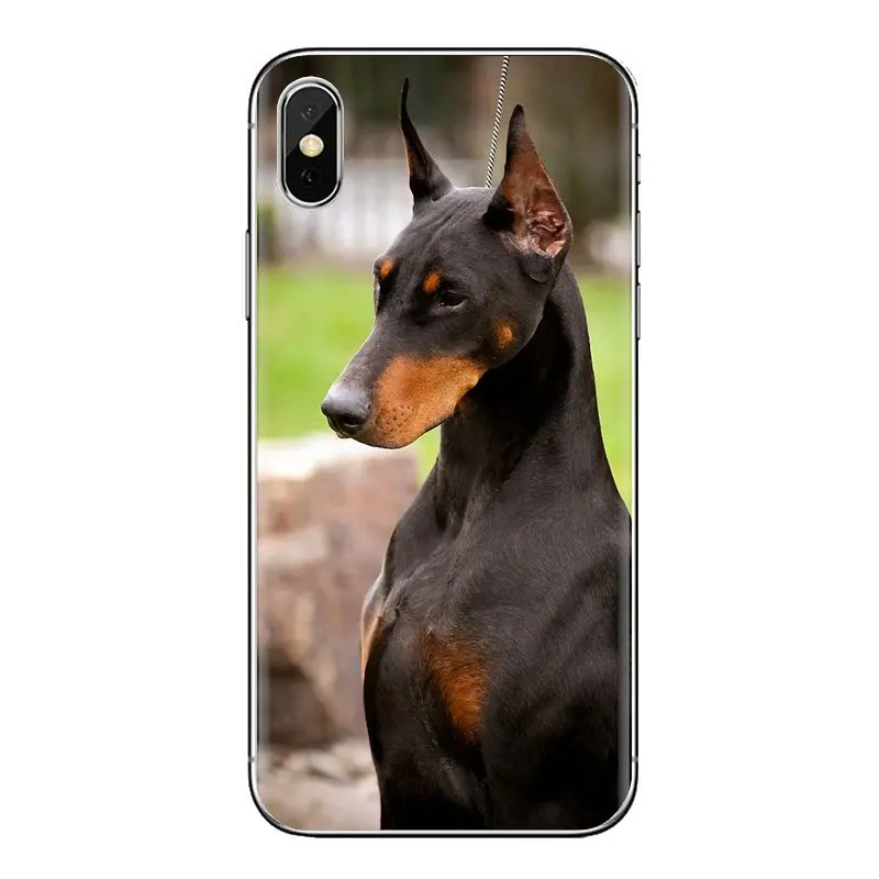 Прозрачный чехол из ТПУ для Xiaomi Redmi 4A S2 Note 3 3S 4 4X5 Plus 6 7 6A Pro Pocophone F1 Pinscher собака