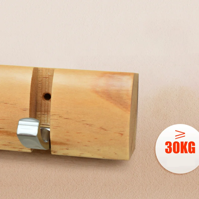 Скандинавские твердые деревянные крючки для одежды вешалки ванной комнаты