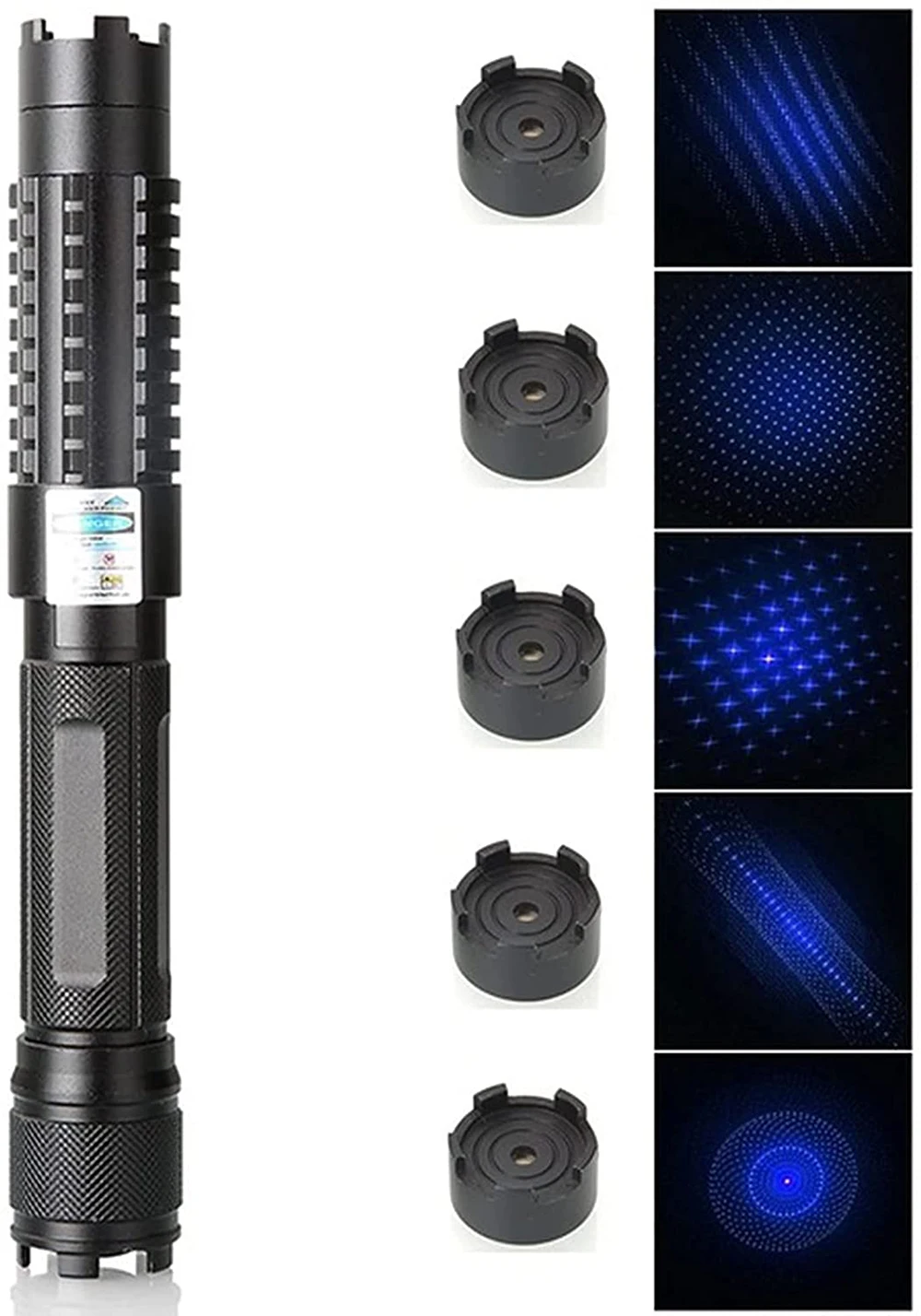 

Powerful Blue Laser Pointer Torch 450nm 10000m Focusable Laser Sight Pointers Lazer Flashlight Burning Match/Burn Cigars