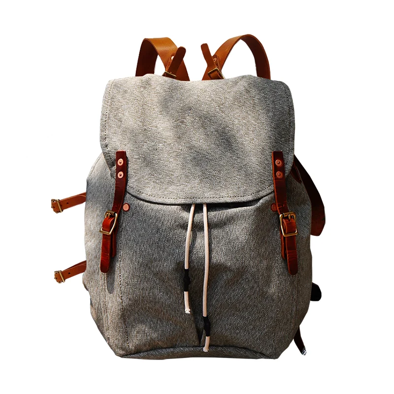 

Super quality! 52cm*22cm*22cm vintage CDM42 waterproof heavy canvas backpack unisex computer travel M42 bag