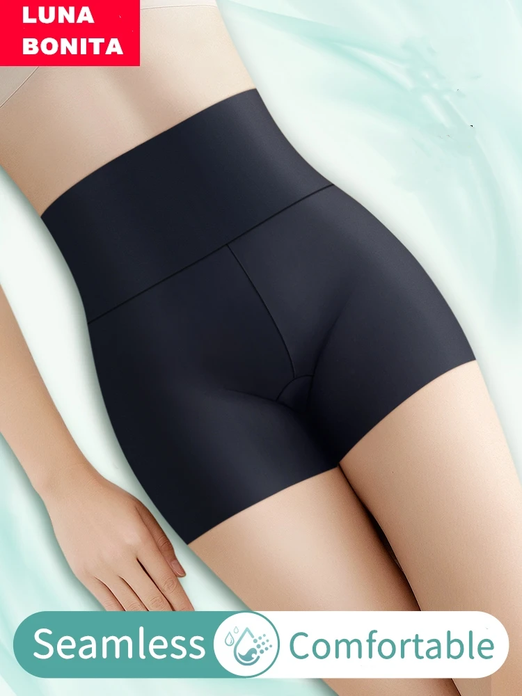 

High Waist Seamless Shape Safety Panties Women Control Boyshort Slimming Butt Lifter Emptied Underpants Bodysuit Ladies