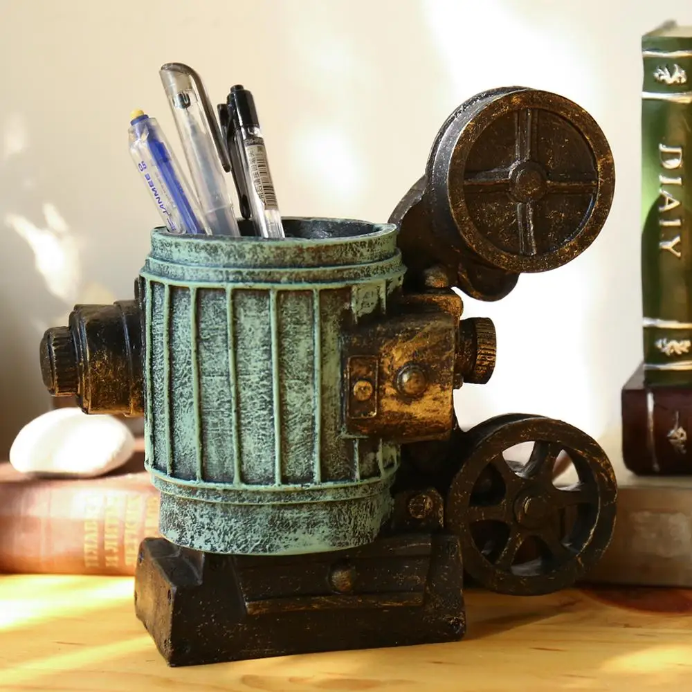 Творческий дом украшения офиса кабинетном столе Дисплей кисть Ретро полимерная