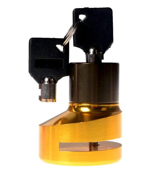 Блокировка дискового тормоза для мотоцикла защитный замок с защитой от кражи