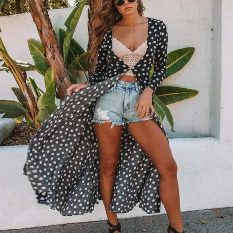 

New Fashion Women Summer Floral Dress Boho Long Maxi Holiday Party Dress V Neck Female Chic Loose Sundress