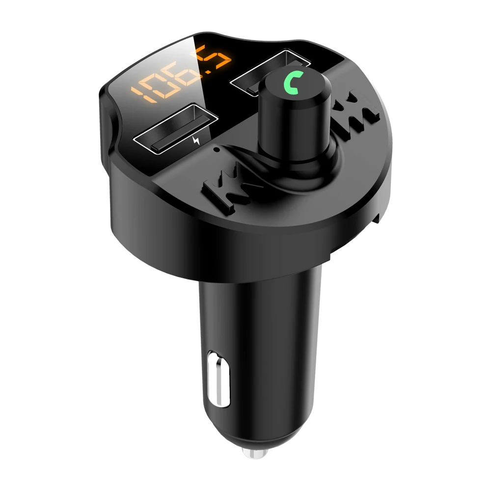 Автомобильный fm передатчик Aux модулятор Bluetooth комплект громкой связи