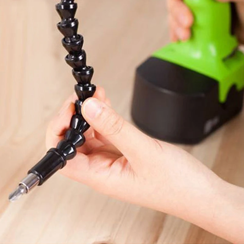 

11.5-Inch Flexible Telescopic Shaft, Connected to the Drive Shaft Tip Flexible Drill Shaft, Bit Connecting Rod