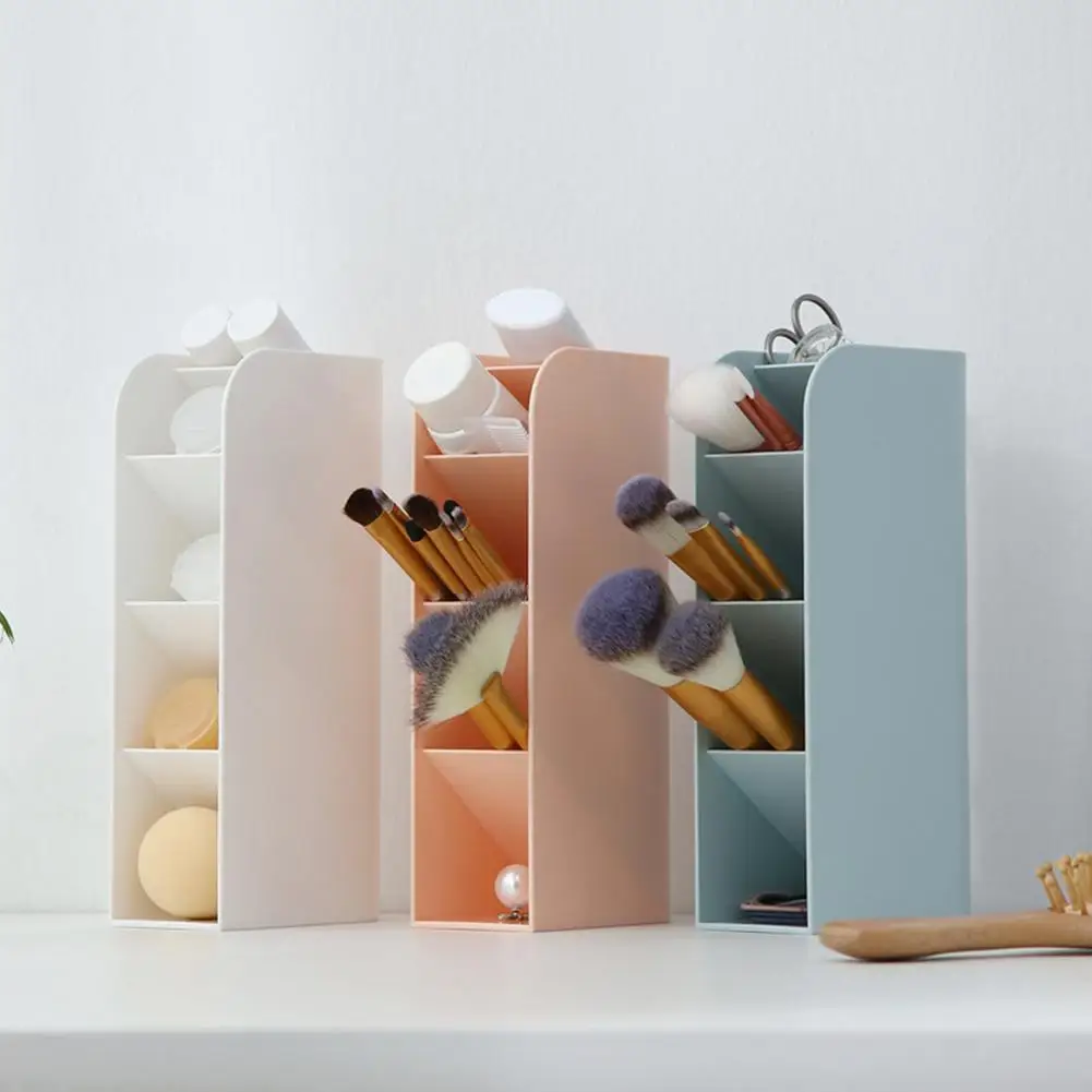 Настольный держатель для хранения органайзеры 4 слоя ABS косметичка кистей