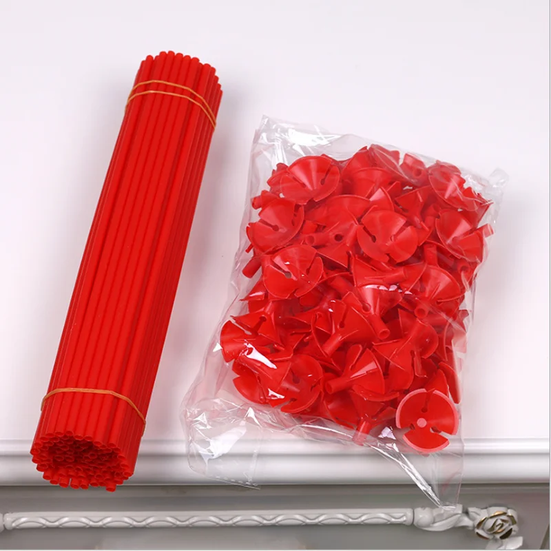 10 шт. 40 см латексные шариковые палочки многоцветные воздушные шары держатель с