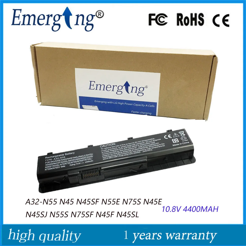 Новый аккумулятор для ноутбука ASUS A32-N55 N45 N45SF N55E N75S N45E N45SJ N55S N75SF N45F N45SL N55SF N75SJ N45J |