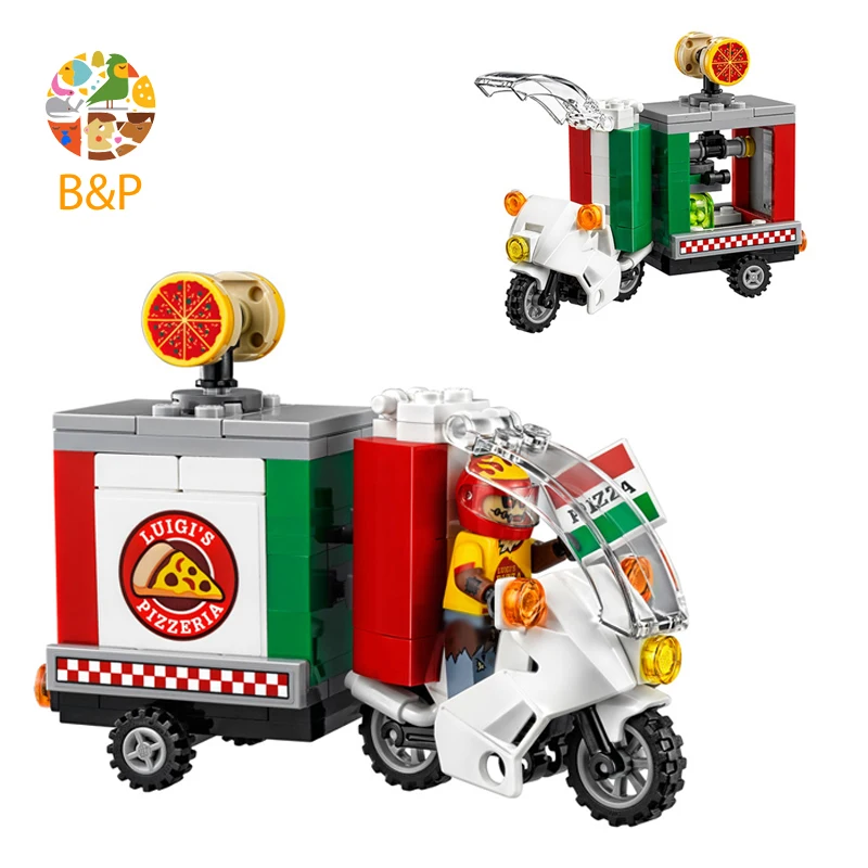 70910 204 шт. Бэтмен фильм серии пугало пиццы доставка автомобиль набор s кирпичи