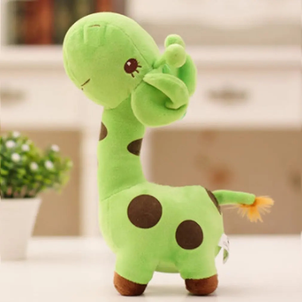 Популярная креативная плюшевая игрушка цветная фигурка жирафа животное кукла