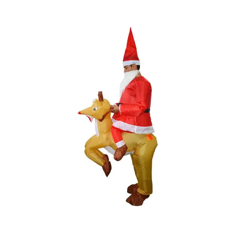 Надувные Рождественский костюм &quotСанта&quot для верховой езды с изображением