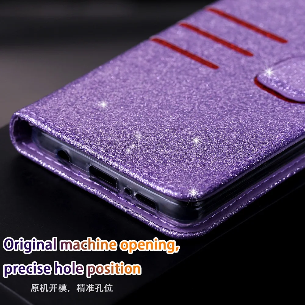 Роскошный Ретро Тонкий кожаный флип чехол для Xiaomi 8 Lite с отделением карт и