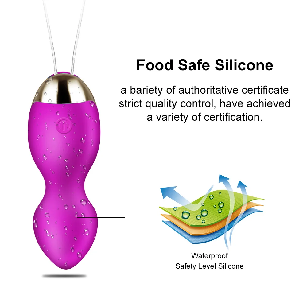 Водонепроницаемый Вибратор с 10 скоростями вибрирующий вибратор беспроводным