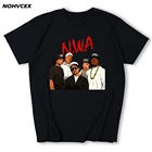 Футболка NWA мужская с коротким рукавом, музыкальная тема, группа в стиле хип-хоп, с индивидуальным узором, (нигерийский стиль)