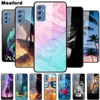 luxury case for coque samsung m52 5g cover tempered glass cover for samsung galaxy m52 5g phone case m526br fundas 2021