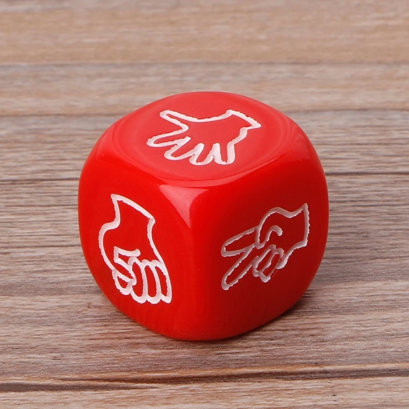 

Drinking Game Dice Rock Paper Scissors Finger-guessing Gambling 6-Side 20mm Toys D2TC