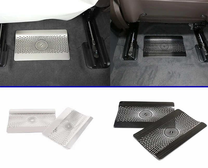 2 шт. Нержавеющая сталь местом под воздуховыпускное отверстие декоративная