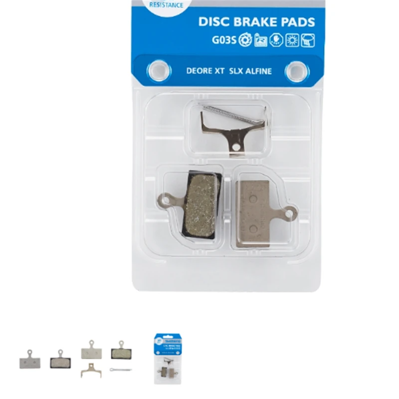 XTR BR-M9000 Parts Mountain Bike G03S Disc Brake Pads Resin for BR-M9020/M987/M985/M8100/M8000/M785 with Spring | Спорт и