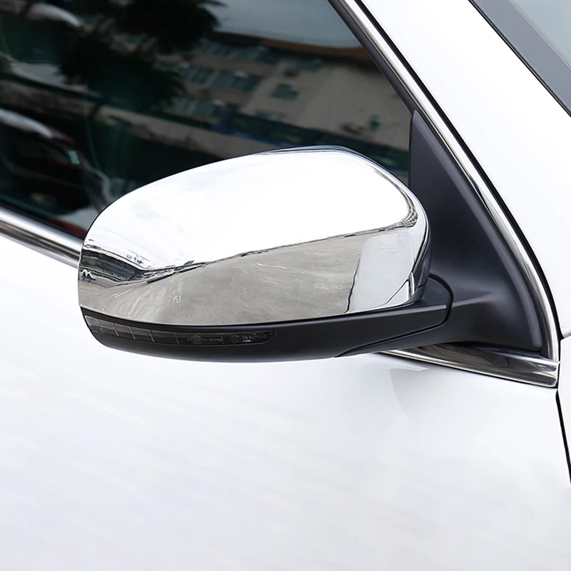 АБС пластик хром боковое зеркало заднего вида покрытия чехол Shell планки