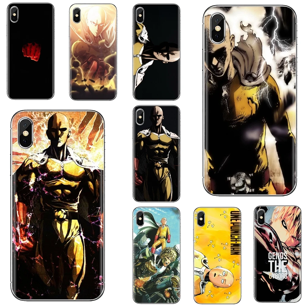 Сильный One Punch Man Генос для Samsung Galaxy A10 A40 A50 A70 A3 A5 A7 A9 A8 A6 плюс 2018 2015 2016 2017 мягкий