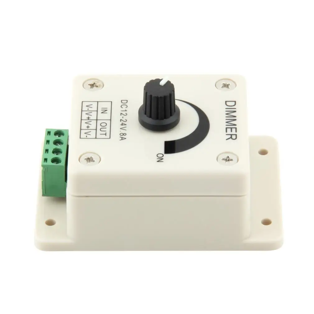 2 шт. DC 12V 8A Светодиодная лента для защиты света регулируемый регулятор яркости E |