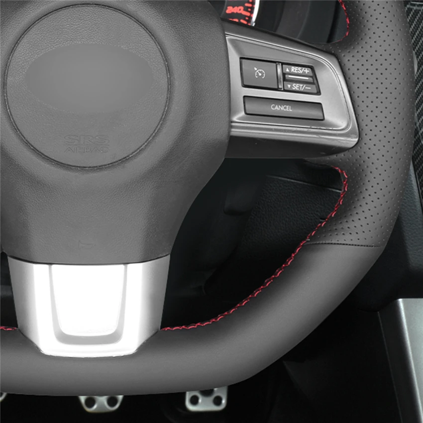 MEWANT черный чехол рулевого колеса автомобиля из искусственной кожи для Subaru WRX (STI)