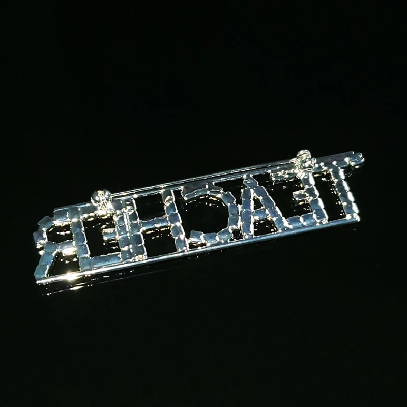 Ручной работы Ювелирная брошь &quotучителя с принтом в виде буквы штырь отворотом