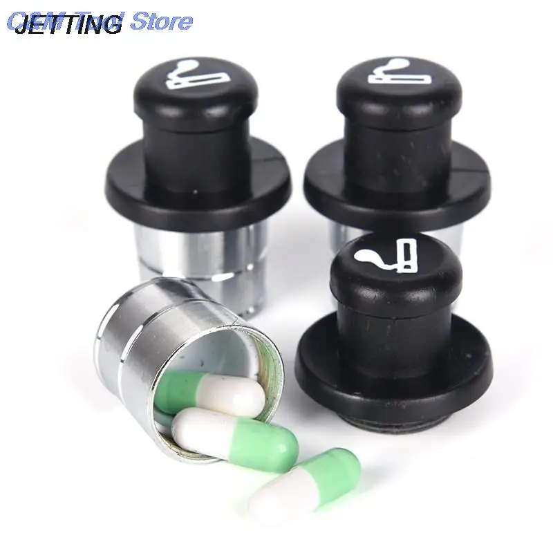 

1pcs Car Lighter Shaped Metal Safe Secret Stash Diversion Pill Box Container Pill Splitters