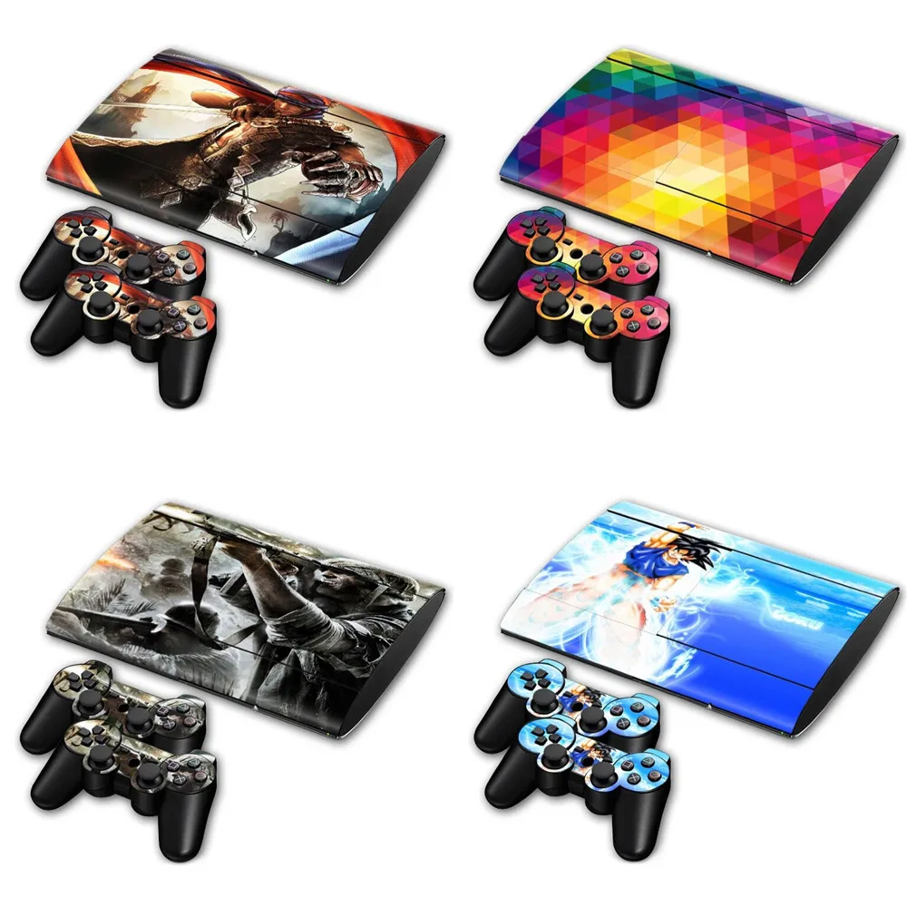 Для PS3 супер тонкий 4000 кожа наклейки ПВХ для консоли Бесплатная