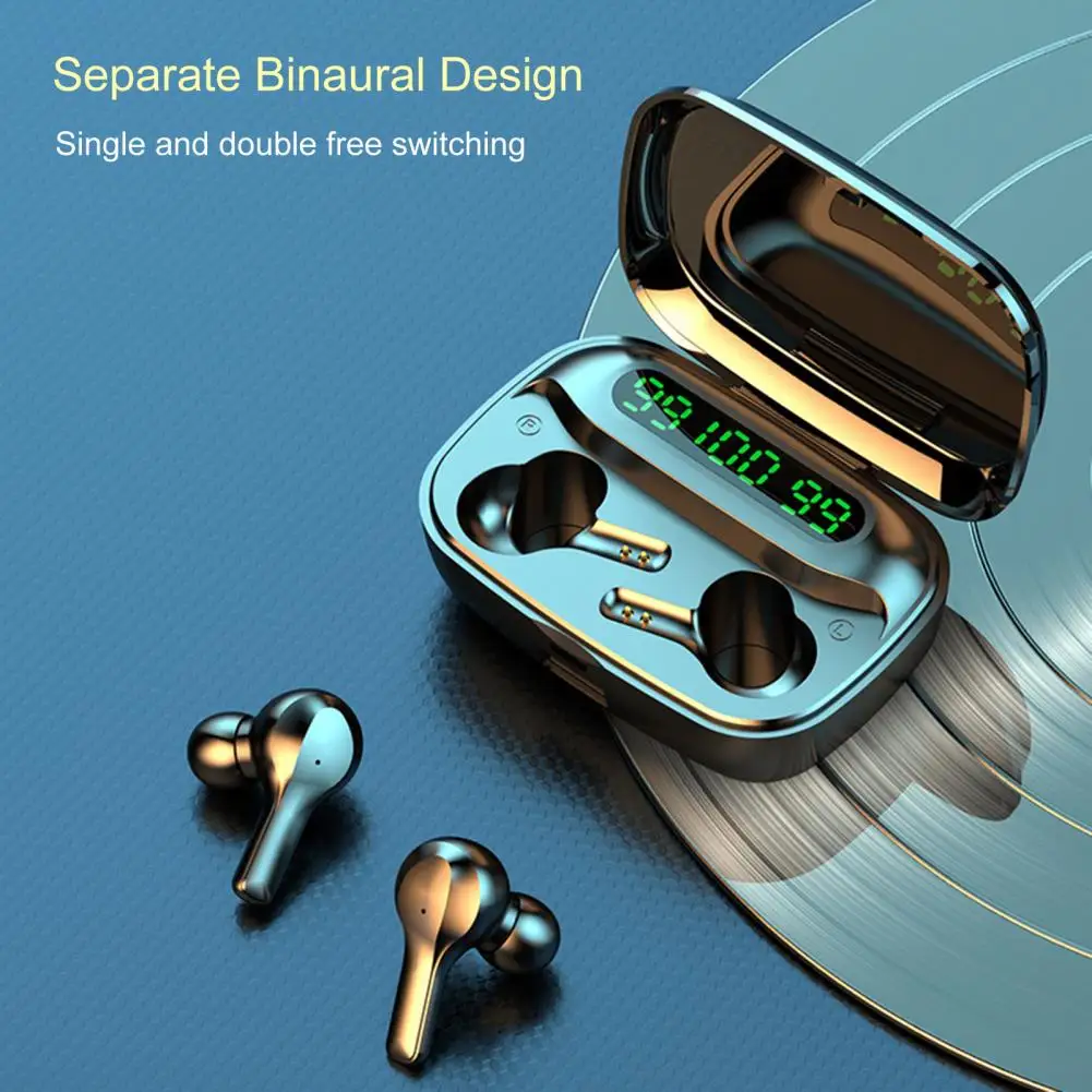 

R3 Earphone Bluetooth 5.0 In-ear Rechargeable Wireless Earpieces for Phone