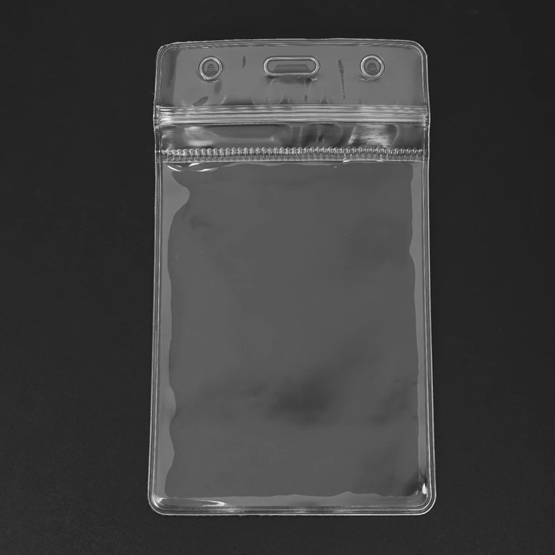 

5 waterproof Clear plastic Badge Working Exhibition ID Name Card Holders