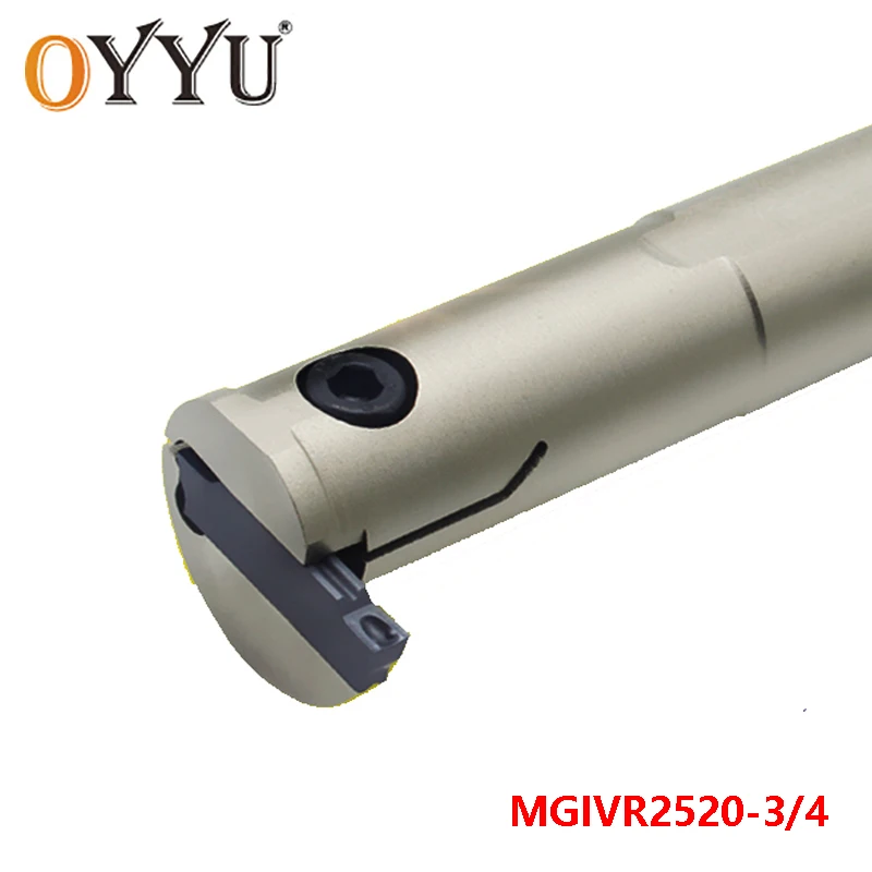 

Oyu MGIVR2520-3 MGIVR2520-4 MGIVR 2520 белый никелированный токарный инструмент держатель токарный станок резак хвостовик использование MGMN300 400 вставки