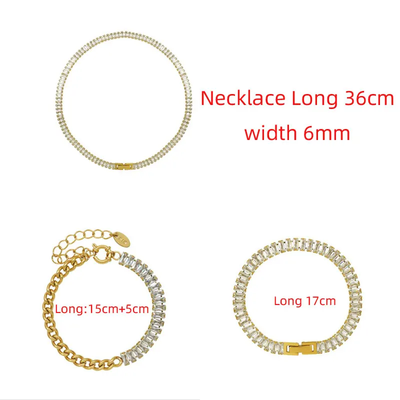 Женский браслет из нержавеющей стали с кристаллами золотая цепочка соединением