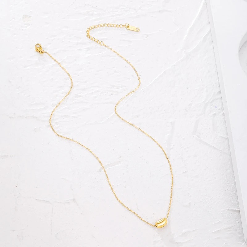 Простая тонкая золотая цепочка из звеньев для женщин 2021 сексуальная на шею