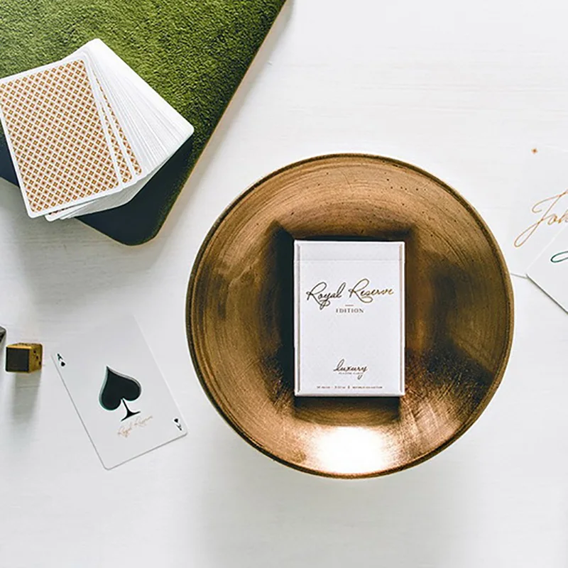 Игральные карты Королевского запаса 88*63 мм Волшебная бумажная категория для