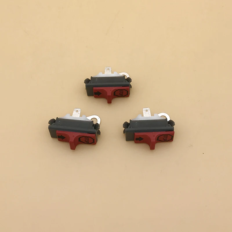 3 x Переключатель останова для HUSQVARNA 50 специальный 51 55 Rancher 61 66 162 181 242 246 254 257 261EPA 262 266