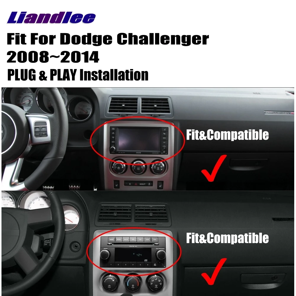 Автомагнитола Liandlee для Dodge Challenger автомагнитола Android 2008 ~ 2014 DVD плеер GPS навигатор